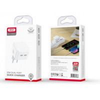 МЗП XO to 2*TypeC (35W) white (L102)