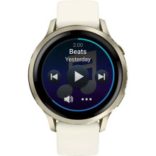 Garmin Venu 4 41mm Lunar Gold with Bone Silicone Band (010-03013-00)