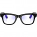 Ray-Ban Meta Wayfarer Shiny Black Frame Clear Lenses (RW4006 601/SB 50-22)