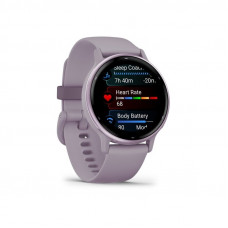 Garmin vivoactive 5 Metallic Orchid Aluminum Bezel with Orchid Case and Silicone (010-02862-13/53)
