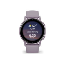 Garmin vivoactive 5 Metallic Orchid Aluminum Bezel with Orchid Case and Silicone (010-02862-13/53)