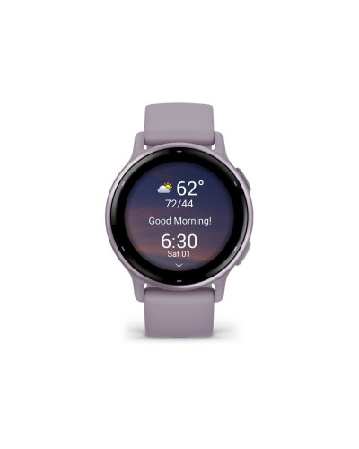 Garmin vivoactive 5 Metallic Orchid Aluminum Bezel with Orchid Case and Silicone (010-02862-13/53)