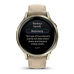 Garmin Venu 4 41mm Lunar Gold with Light Sand Leather Band (010-03013-03)