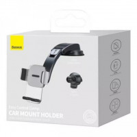 Holder Car Universal Baseus Easy Control Clamp 2in1 Pyste Type + Air Outlet set (black) (SUYK000001)