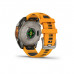 Garmin Fenix 8 47mm AMOLED Sapphire Titanium w. Spark Orange/Graphite Silicone Band (010-02904-10/11)