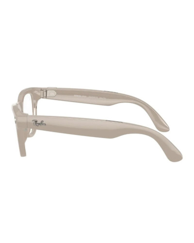 Ray-Ban Meta Skyler Standard - Shiny Chalky Gray / Clear Sapphire Transition (RW4010 6700MF 52-20)