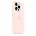 Apple iPhone 15 Pro Silicone Case with MagSafe - Light Pink (MT1F3)
