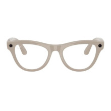 Ray-Ban Meta Skyler Standard - Shiny Chalky Gray / Clear Sapphire Transition (RW4010 6700MF 52-20)