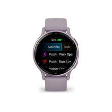 Garmin vivoactive 5 Metallic Orchid Aluminum Bezel with Orchid Case and Silicone (010-02862-13/53)