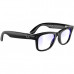 Ray-Ban Meta Wayfarer Shiny Black Frame Clear Lenses (RW4006 601/SB 50-22)