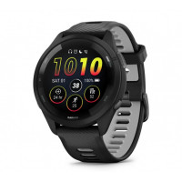 Garmin Forerunner 265 Black Bezel and Case w. Black/Powder Gray Silicone Band (010-02810-00/10) Garmin Forerunner 265 Black Bezel and Case w. Black/Powder Gray Silicone Band (010-02810-00/10)