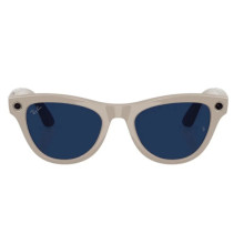 Ray-Ban Meta Skyler Standard - Shiny Chalky Gray / Clear Sapphire Transition (RW4010 6700MF 52-20)