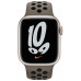Apple Olive Grey/Black Nike Sport Band для Watch 38/40/41mm (MPGT3)