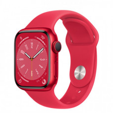 Apple Watch Series 8 GPS + Cellular 45mm PRODUCT RED Aluminum Case w. PRODUCT RED S. Band (MNKA3)