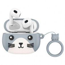TWS Headset HOCO EW46 "Kitty" (gray)