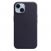Apple iPhone 14 Leather Case with MagSafe - Ink (MPP63)