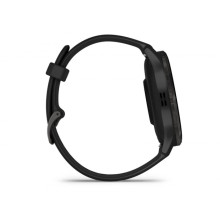 Garmin Venu 3 Slate Stainless Steel Bezel with Black Case and Silicone Band (010-02784-01/51)