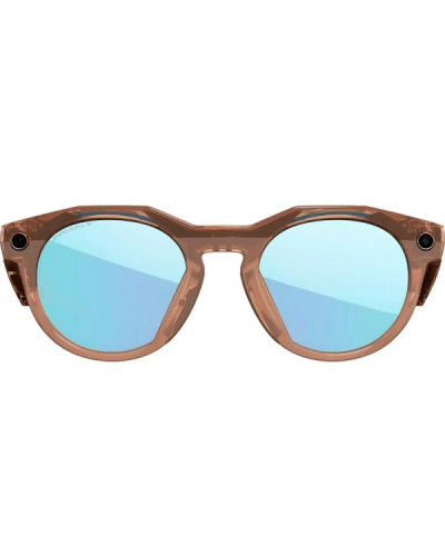 Oakley Meta HSTN Brown Smoke Lens color Deep Water Polarized (OW8002-0651)