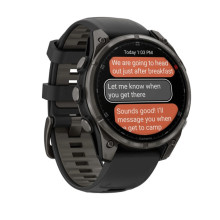 Garmin Fenix 8 Pro 47 mm AMOLED Carbon Gray DLC Titanium with Black/Pebble Gray (010-03198-00/01)