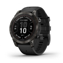 Garmin Fenix 7 Pro Sapphire Solar Carbon G. DLC Tit. with Black Band (010-02777-10/11)