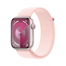 Apple Watch Series 9 GPS + Cellular 45mm Pink Alu. Case w. Light Pink Sport Loop (MRMM3)
