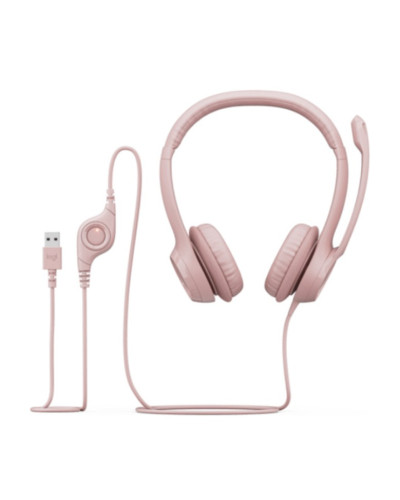 Logitech H390 USB Rose (981-001281)