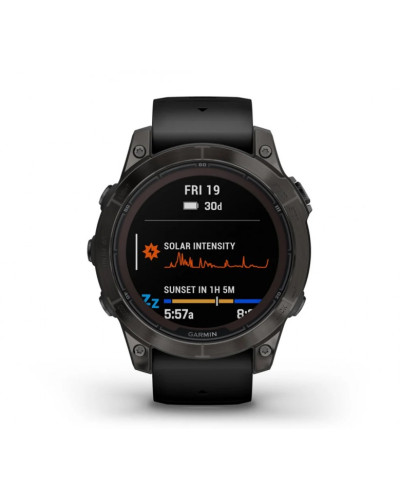 Garmin Fenix 7 Pro Sapphire Solar Carbon G. DLC Tit. with Black Band (010-02777-10/11)