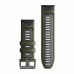 Garmin Ремінець QuickFit 26 Watch Bands Silicone - Moss/Graphite (10-13281-07)