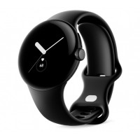 Google Pixel Watch Matte Black Case/Obsidian Active Band