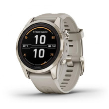 Garmin Fenix 7S Pro Sapphire Solar Soft Gold w. Light Sand Band (010-02776-14/15)