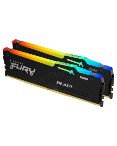 Kingston FURY 16 GB (2x8GB) DDR5 5200 MHz Beast RGB (KF552C40BBAK2-16)