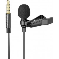 Hi-Fi Cable MIC Borofone 3,5=>MIC (BFK-11) (black)