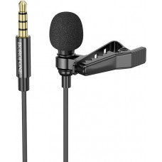 Hi-Fi Cable MIC Borofone 3,5=>MIC (BFK-11) (black)
