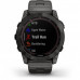 Garmin Fenix 7X Sapphire Solar C. Grey DLC Titanium w. Carbon Grey DLC Vented T. Band (010-02541-27)