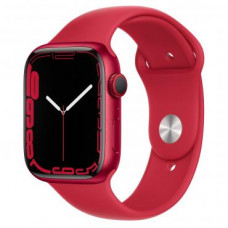 Apple Watch Series 7 GPS + Cellular 45mm (PRODUCT)RED A. Case w. (PRODUCT)RED S. Band (MKJC3, MKM83)