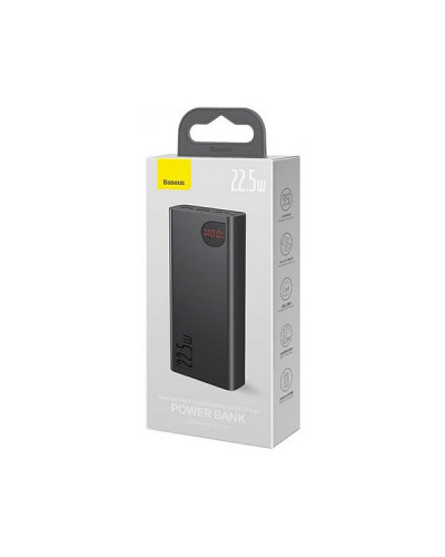 Baseus Adaman Metal Digital Display 20000mAh 22.5W 2021 Editon Black (PPAD000101, PPADM20S)