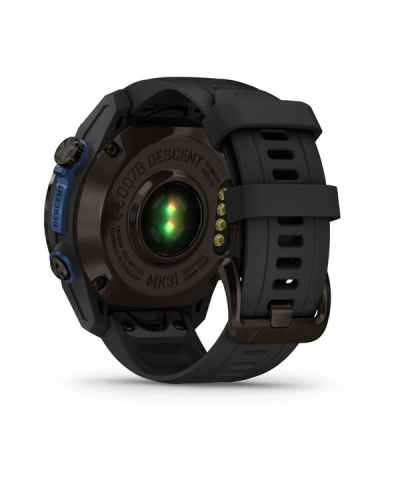 Garmin Descent Mk3i – 43 mm Carbon Gray DLC Titanium w. Black Silicone Band (010-02753-10/11)