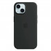 Apple iPhone 15 Silicone Case with MagSafe - Black (MT0J3)
