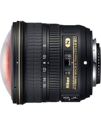 Fisheye Nikon AF-S Fisheye-Nikkor 8-15mm f/3,5-4,5E E (JAA831DA)