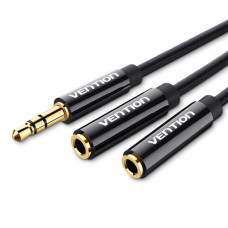 Hi-Fi Cable Vention 2*3,5=>1*3.5 Splitter (black)