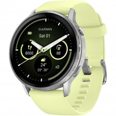 Garmin Venu 4 45mm Silver with Citron Silicone Band (010-03014-02)