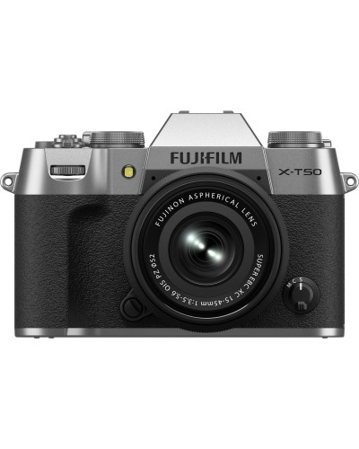 Fujifilm X-T50 kit 15-45mm f/3,5-5,6 Silver (16828832)