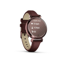 Garmin Lily 2 Classic Dark Bronze with Mulberry Leather Band (010-02839-03)
