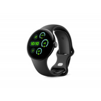 Google Pixel Watch 3 41 mm Wi-Fi Matte Black Aluminum Case/Obsidian Active Band