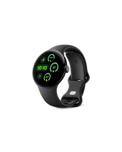 Google Pixel Watch 3 41 mm Wi-Fi Matte Black Aluminum Case/Obsidian Active Band
