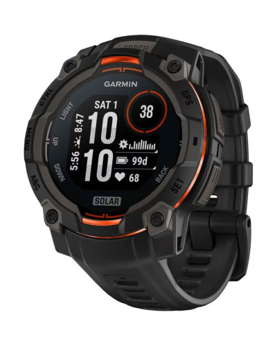Garmin Instinct 3 45mm Solar Black with Black Band (010-02934-00)
