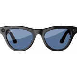 Ray-Ban Meta Skyler Standard - Shiny Black/Transitions Cerulean Blue (RW4010 601/MF 52-20)