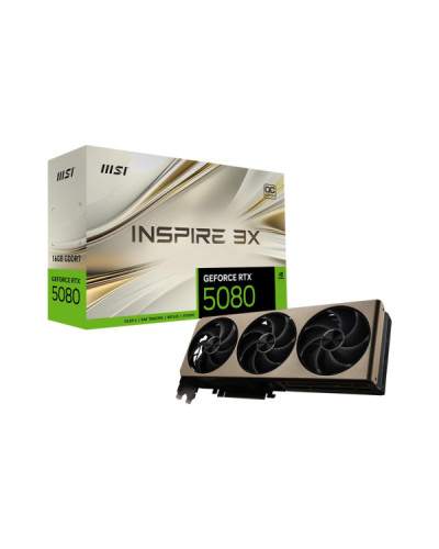 MSI GeForce RTX 5080 16G INSPIRE 3X OC (G5080-16I3C)