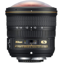 Fisheye Nikon AF-S Fisheye-Nikkor 8-15mm f/3,5-4,5E E (JAA831DA)