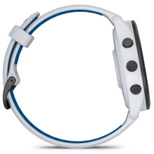 Garmin Forerunner 265 Black Bezel w. Whitestone Case and Whitestone/Tidal Blue S. Band (010-02810-01/11)